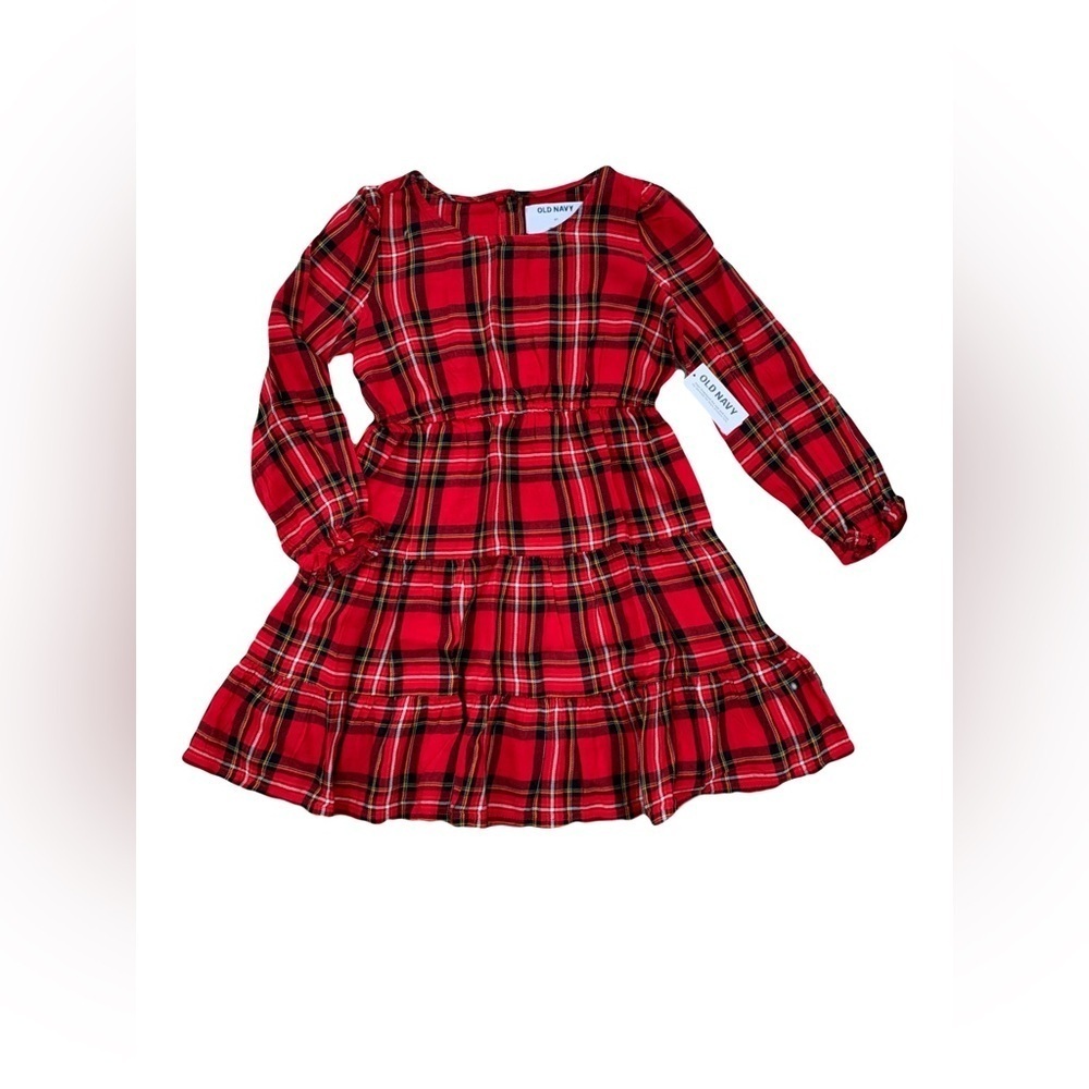 Old Navy NWT Size 5T Red Holiday Plaid Dress